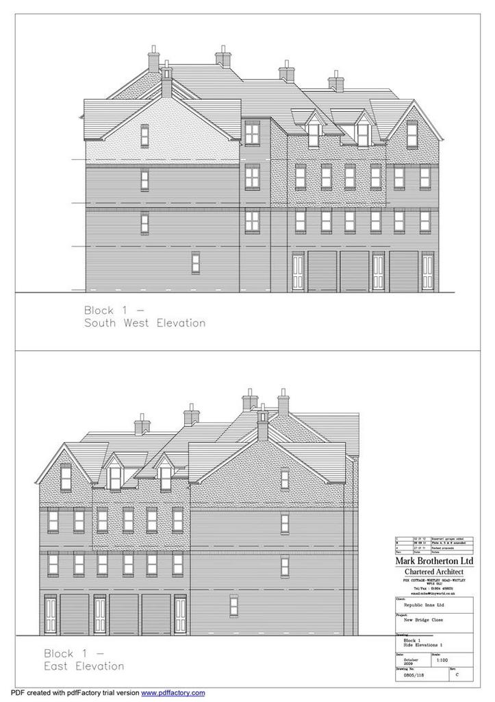 Block 1 Side Elevation