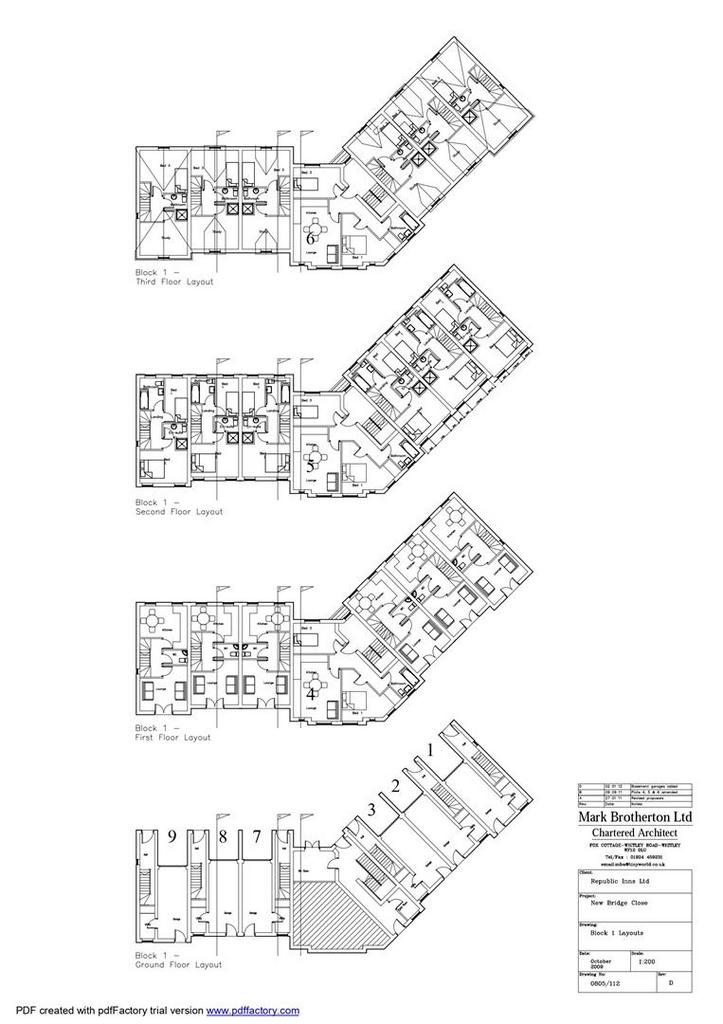 Block 1 Layouts