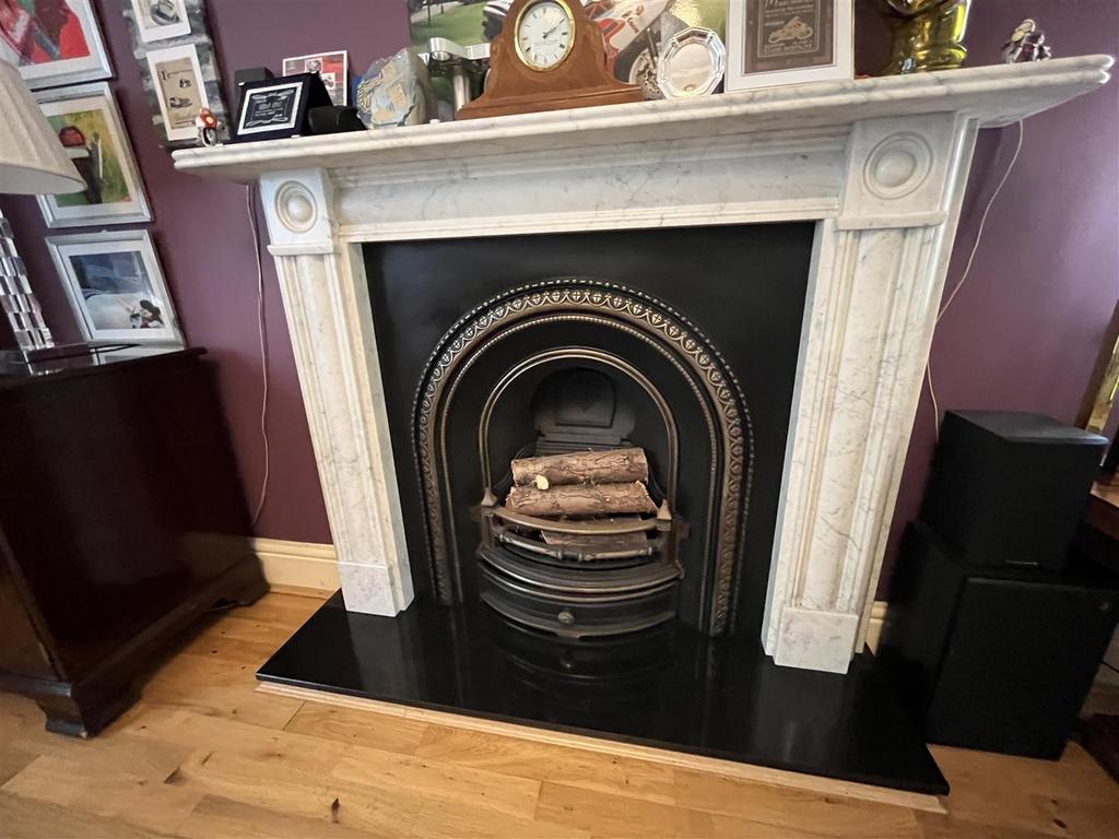 Dining Room Fireplace Feature