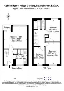 3 bedroom apartment for sale, Nelson Gardens, London E2