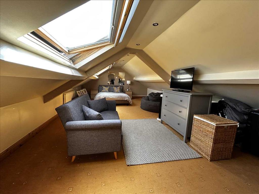 Attic with fixed