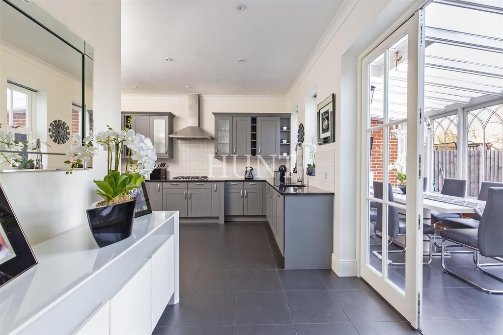 Open-plan living area, open plan living