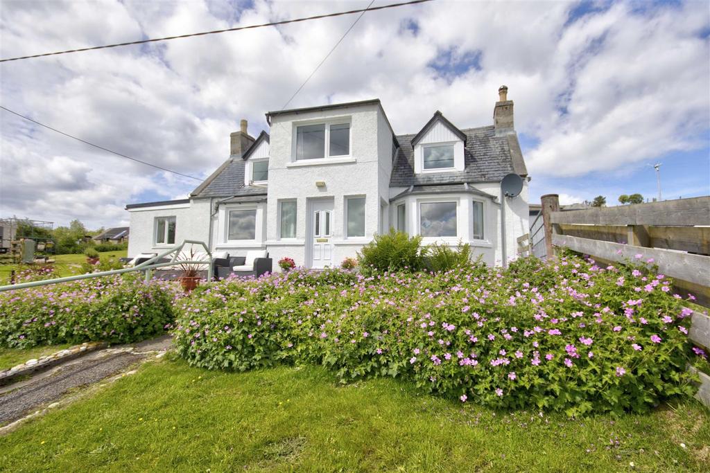 Garden, outbuildings and parking