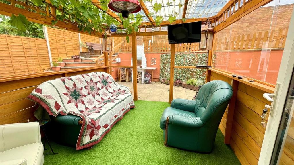 Timber framed enclosed pergola
