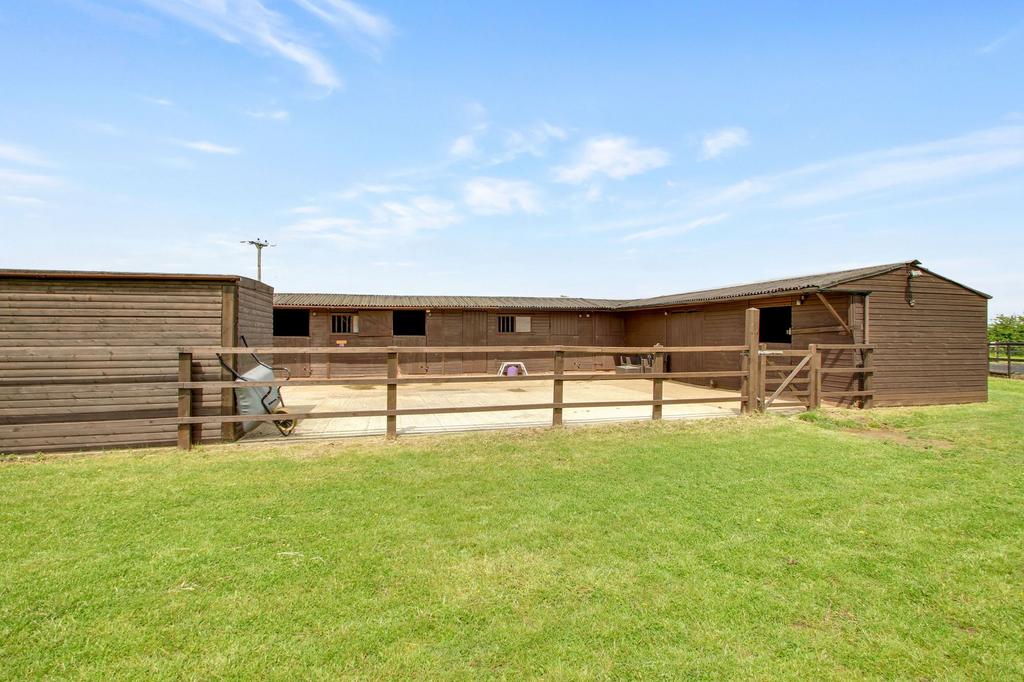 Timber Built Stable Yard