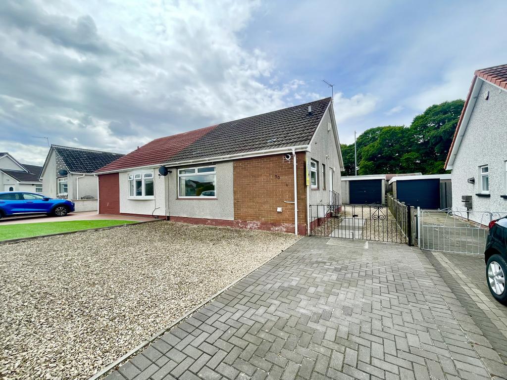 Credon Drive, Airdrie ML6 2 bed semidetached bungalow for sale £134,999