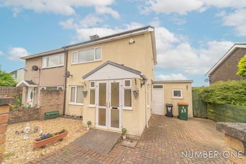 2 bedroom semi-detached house for sale, Woodland Road, Llanmartin, NP18