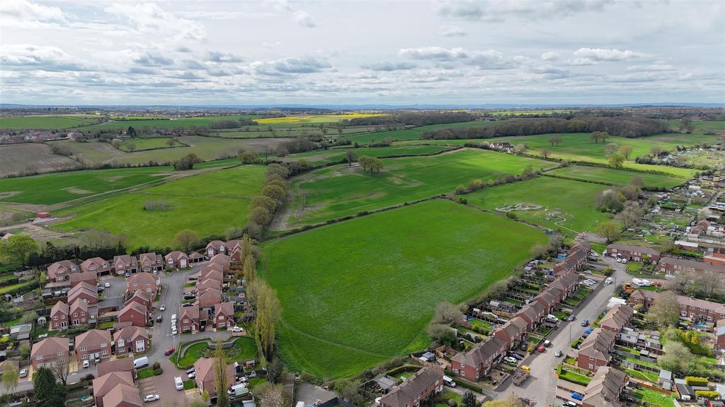 Drone view of the development