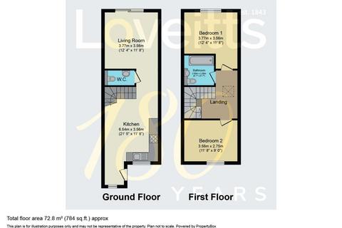 2 bedroom terraced house for sale, Croft Mews, Off Croft Mead, Ansley, Nuneaton