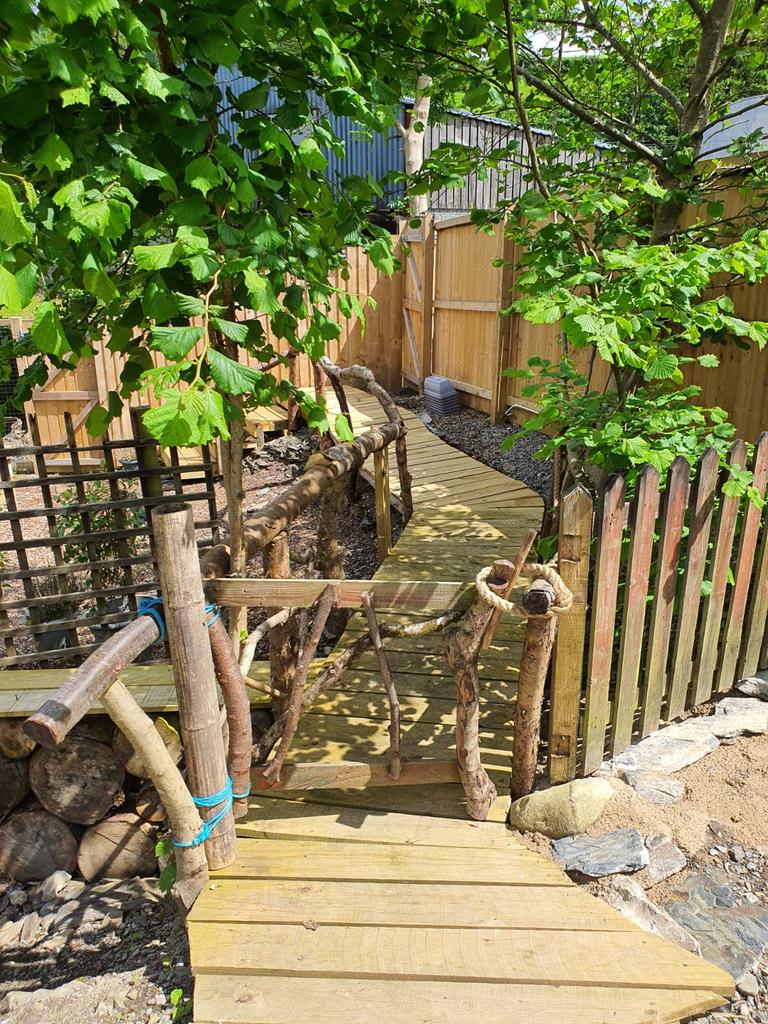 Bridge in the garden