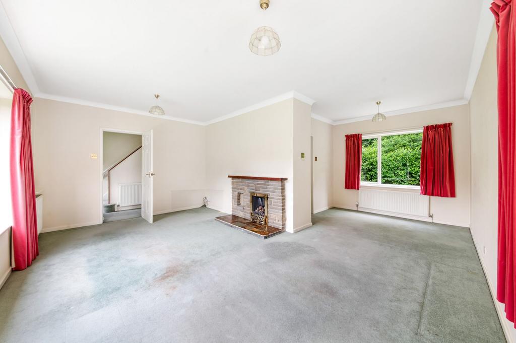 Open plan living dining room