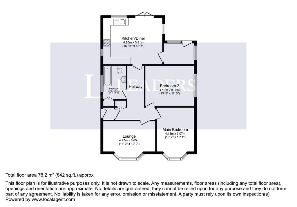 Kinson Grove, Bournemouth 2 bed bungalow to rent £1,450 pcm (£335 pw)