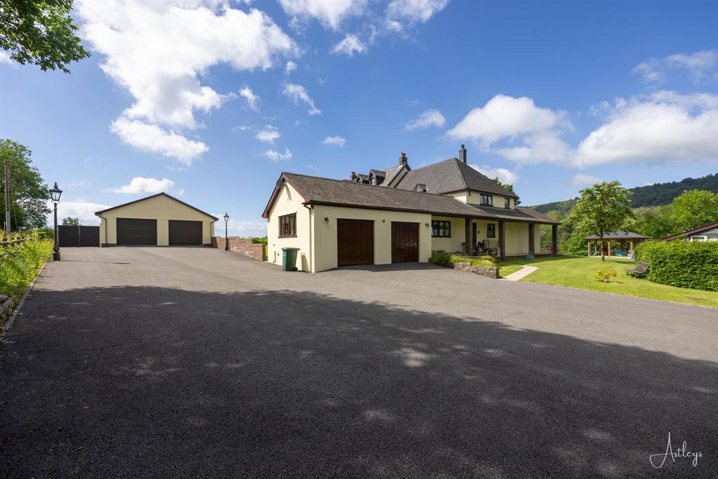 Driveway and integral double garage