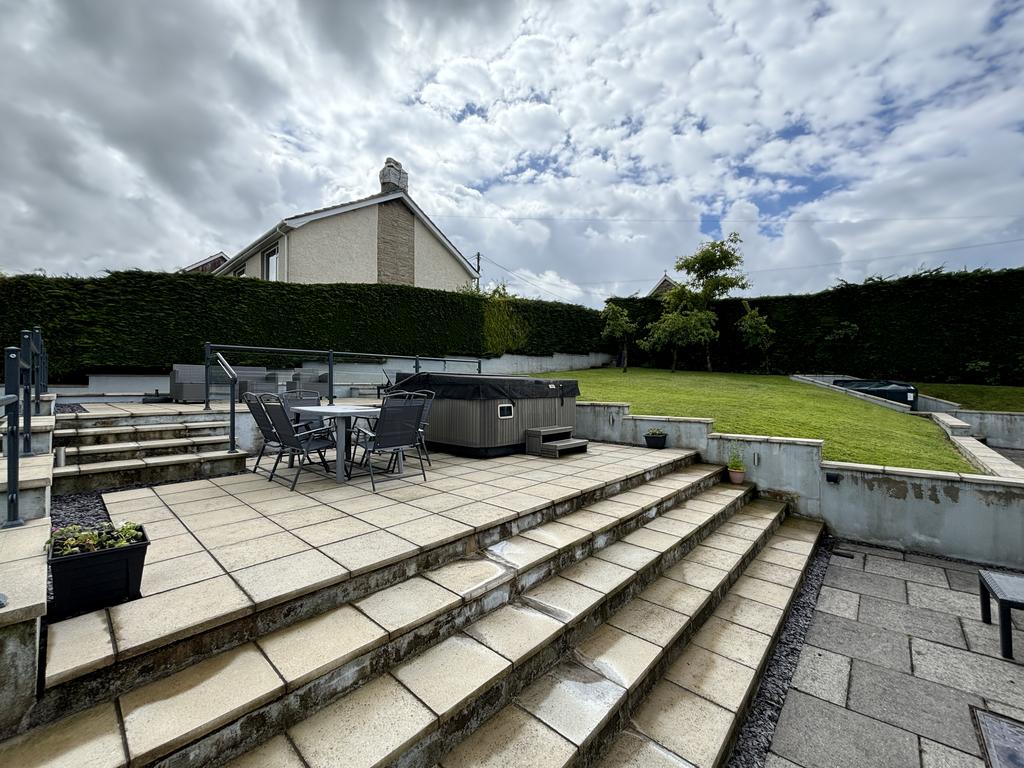 Terraced patio area (second image)