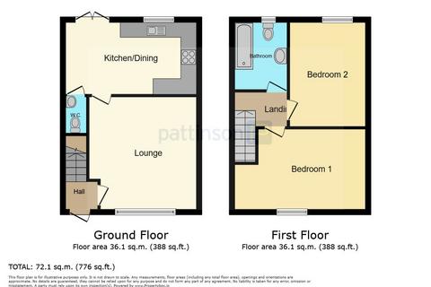 2 bedroom semi-detached house for sale, Luke Terrace, Wheatley Hill, Durham, DH6 3RX