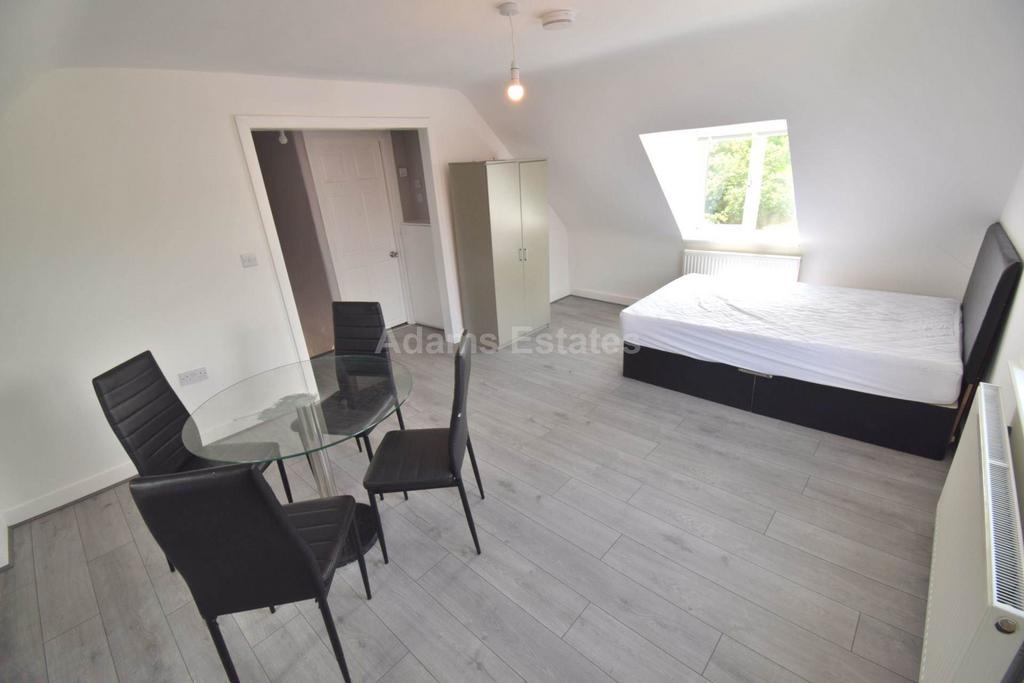 Studio apartment interior, studio
