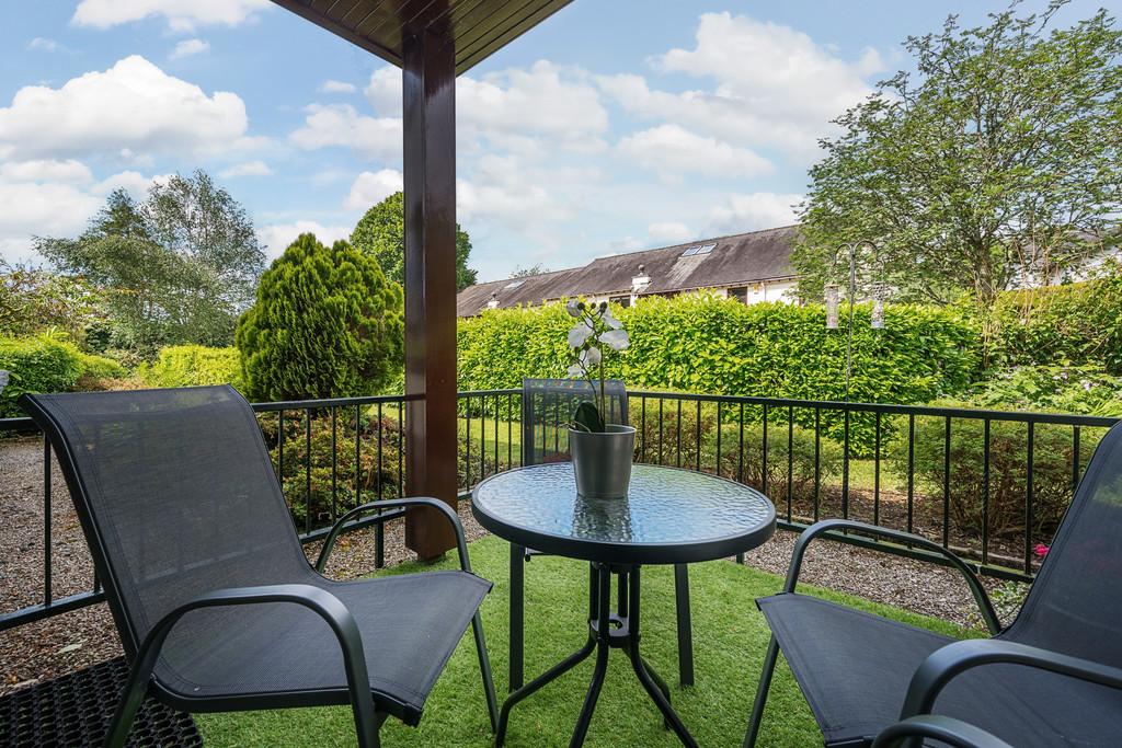 Covered Patio Seating Area