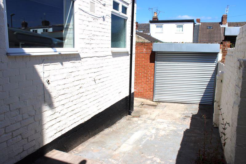 Sun trap rear yard