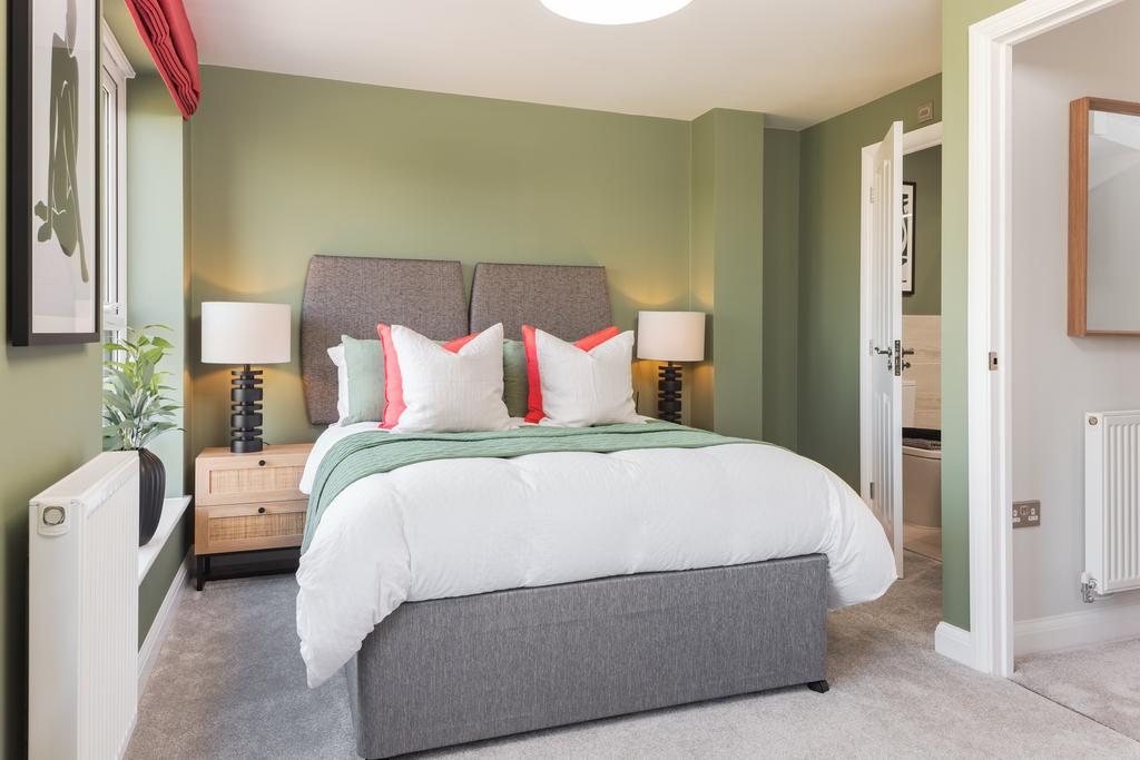 Bedroom in the Draycot 3 bedroom home