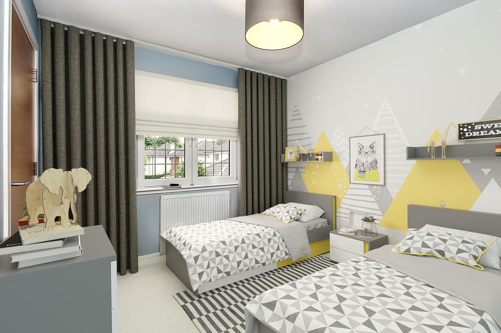 Bedroom 4 Virtually Staged