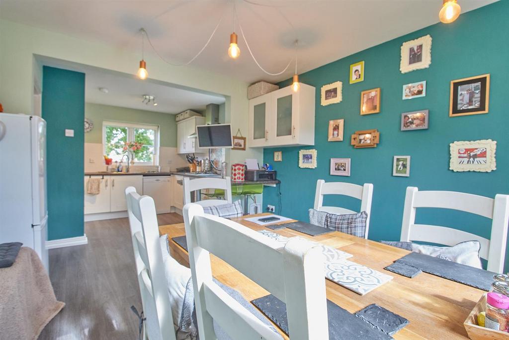 Open plan living dining kitchen