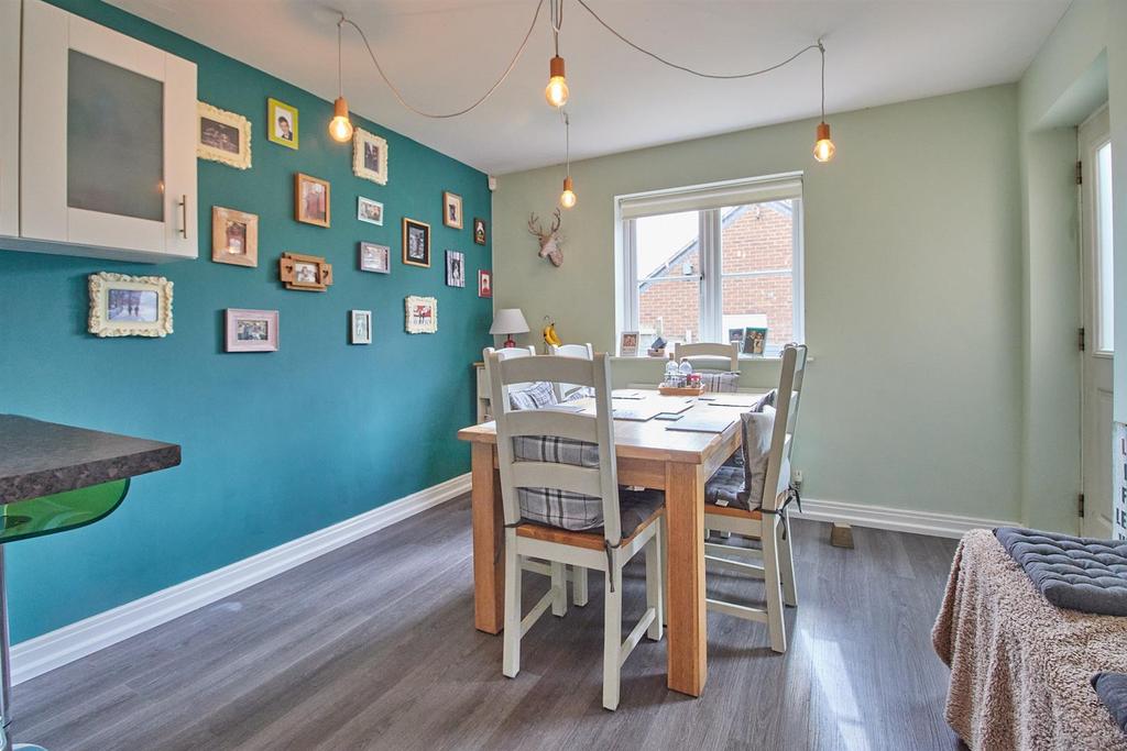Open plan living dining kitchen
