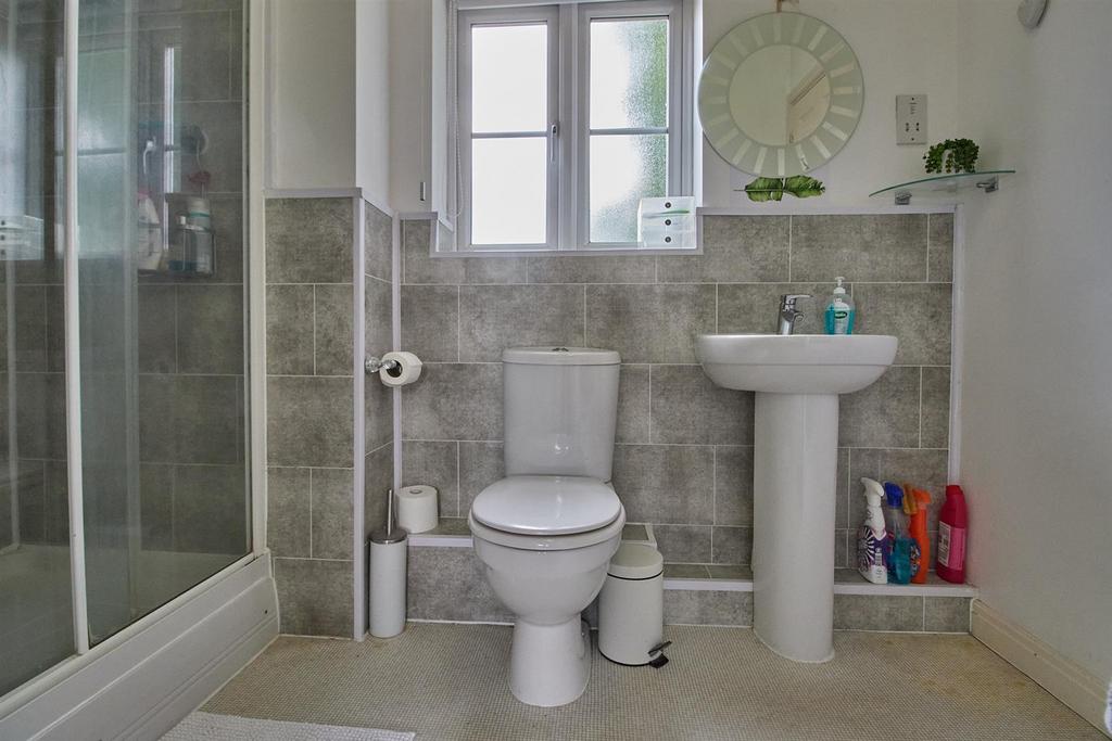 Ensuite shower room to front