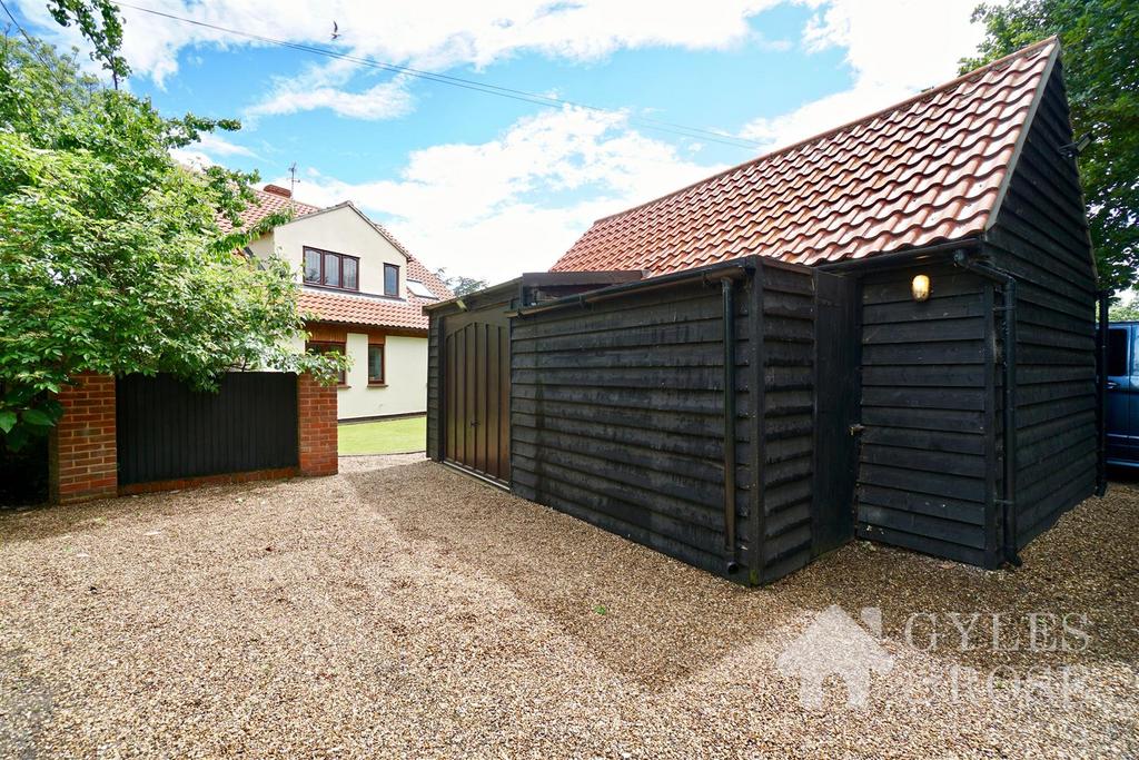 Driveway and Garage