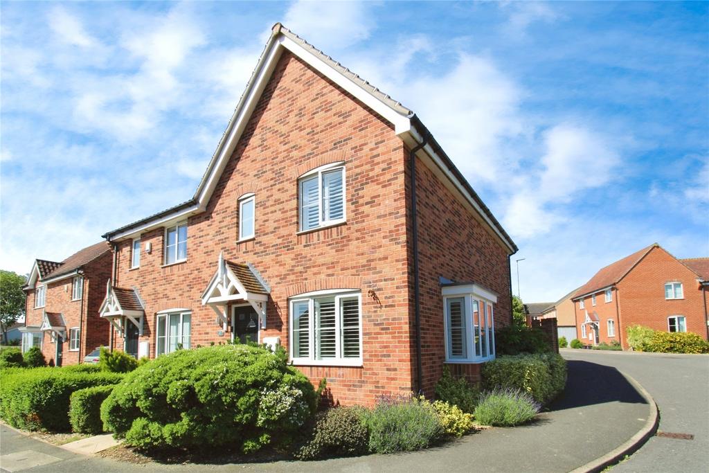 Crown Field Road, Glemsford, Sudbury... 3 bed semidetached house for