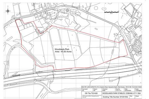 Plot for sale, Woodlands Lane, Stoke d'Abernon, Cobham, Surrey, KT11