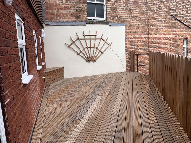 Decked entrance