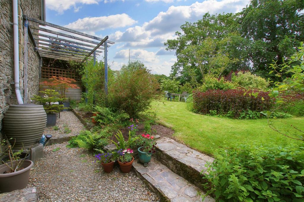 Pergola and seating area