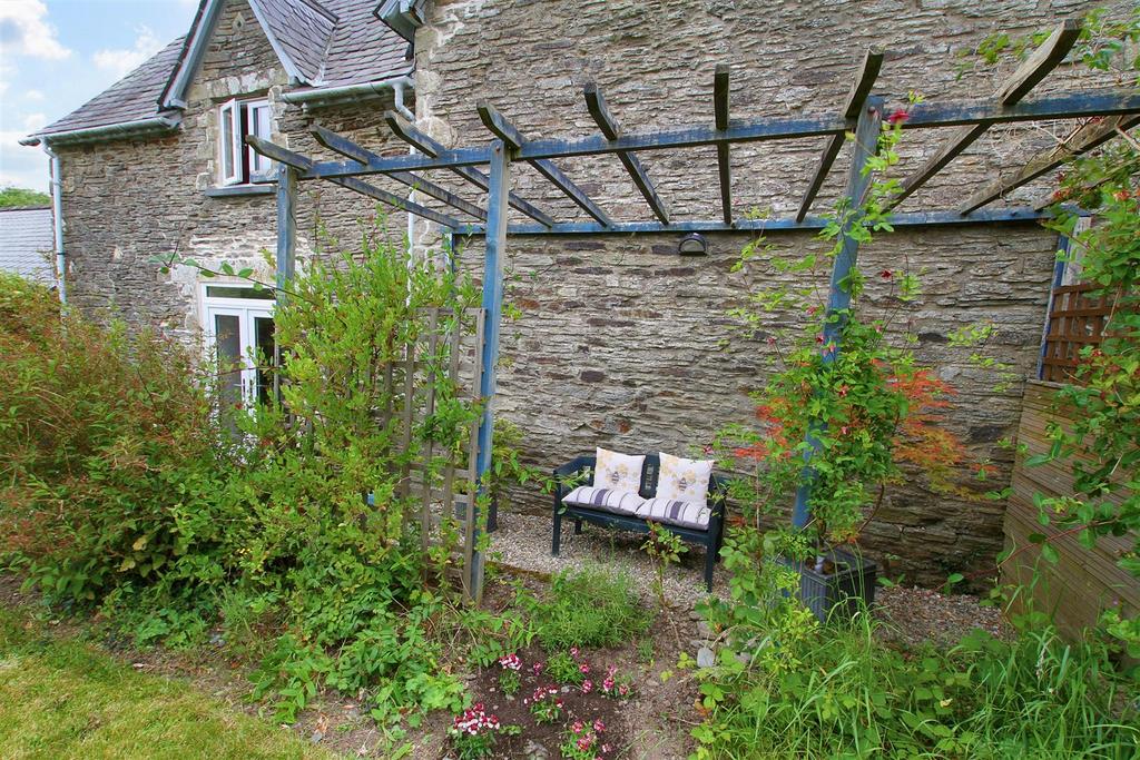 Pergola and seating area