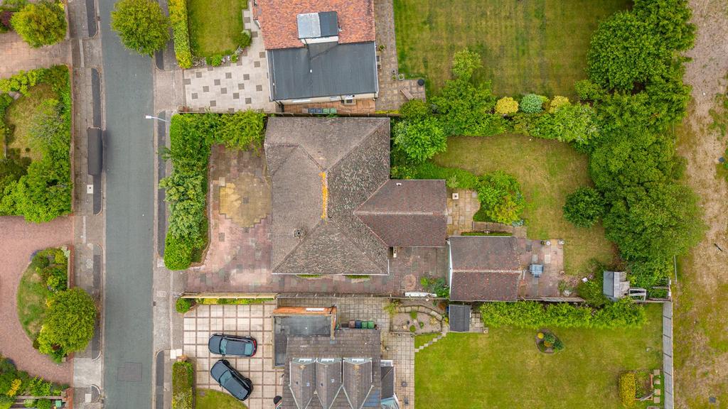 Aerial view of plot