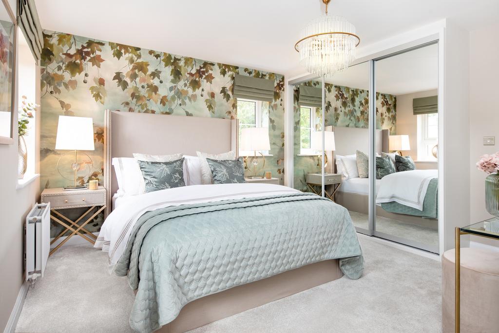En suite main bedroom in the Radleigh 4 bedroom...