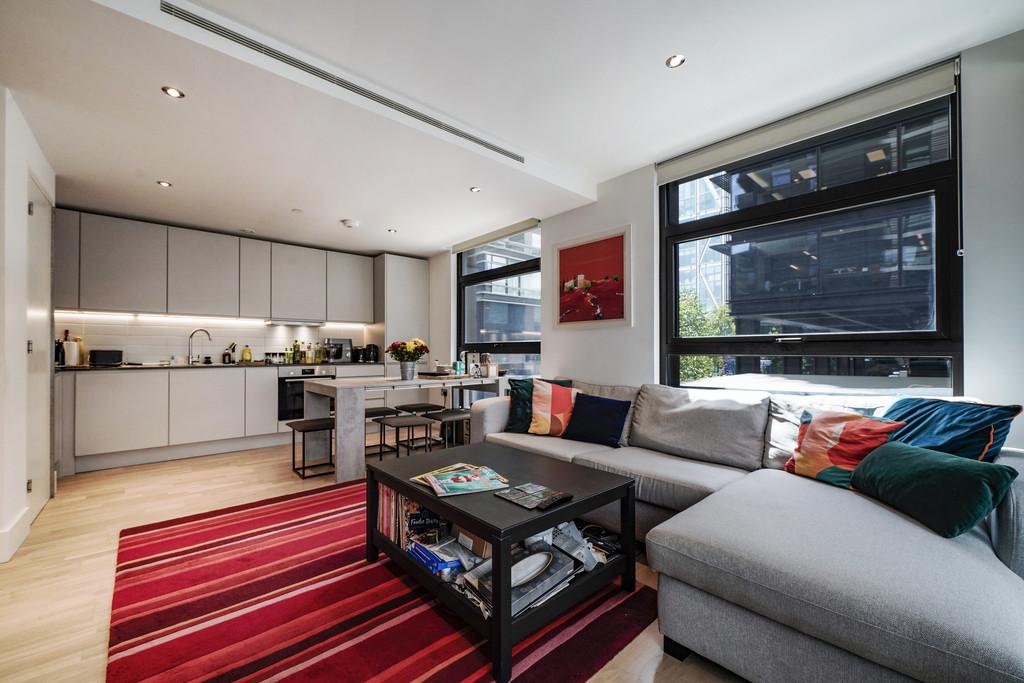 Open plan kitchen / living room