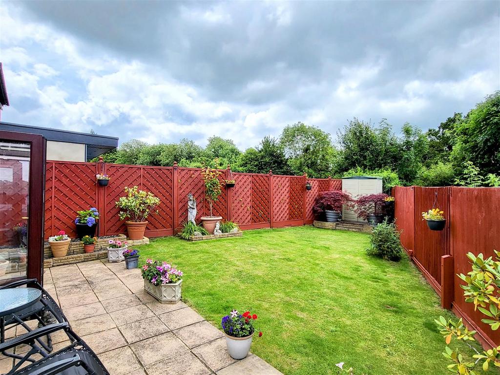 South facing rear garden