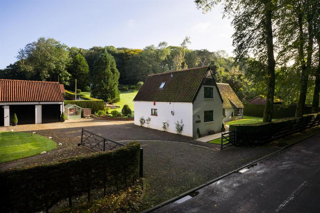 Driveway, Garage and House