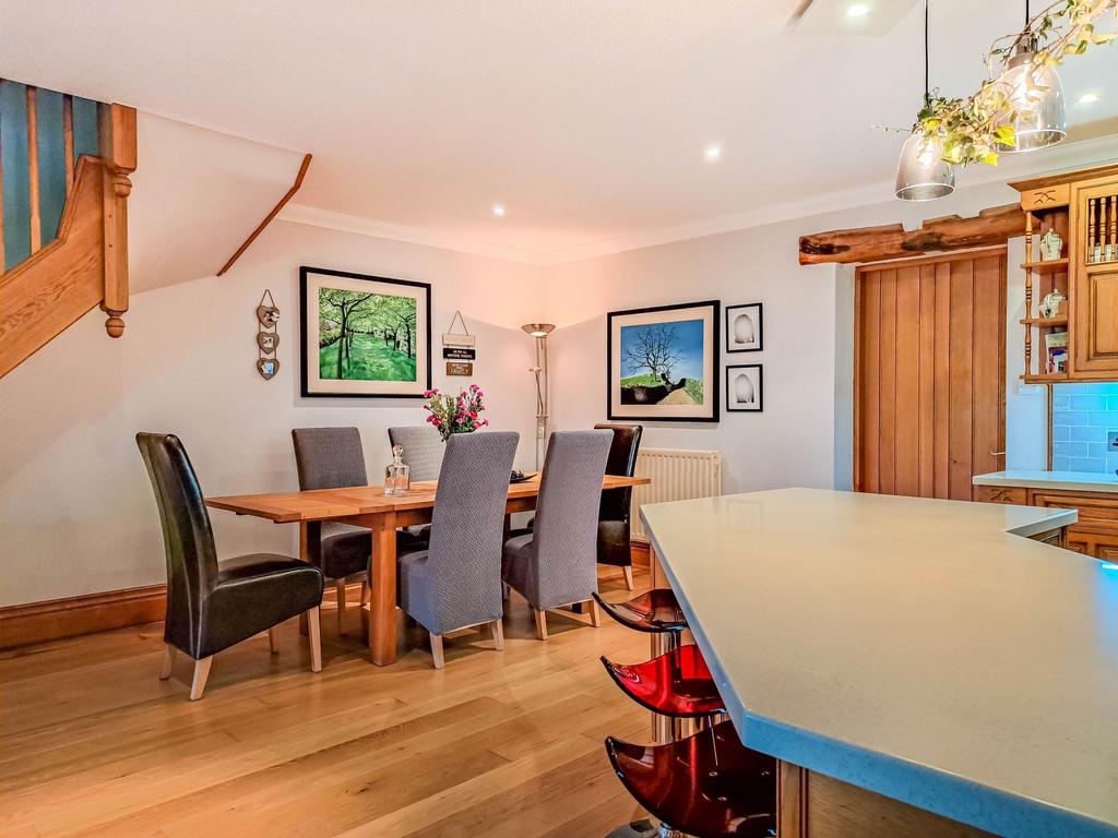 Open plan dining room