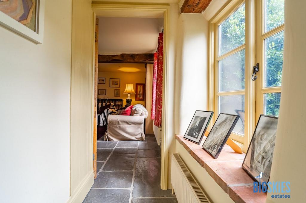 Corridor between dining room and sitting room