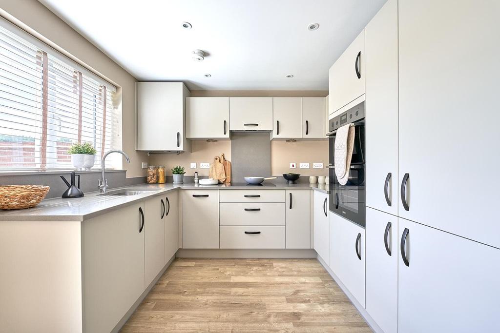 The modern Symphony kitchen has ample worktop...