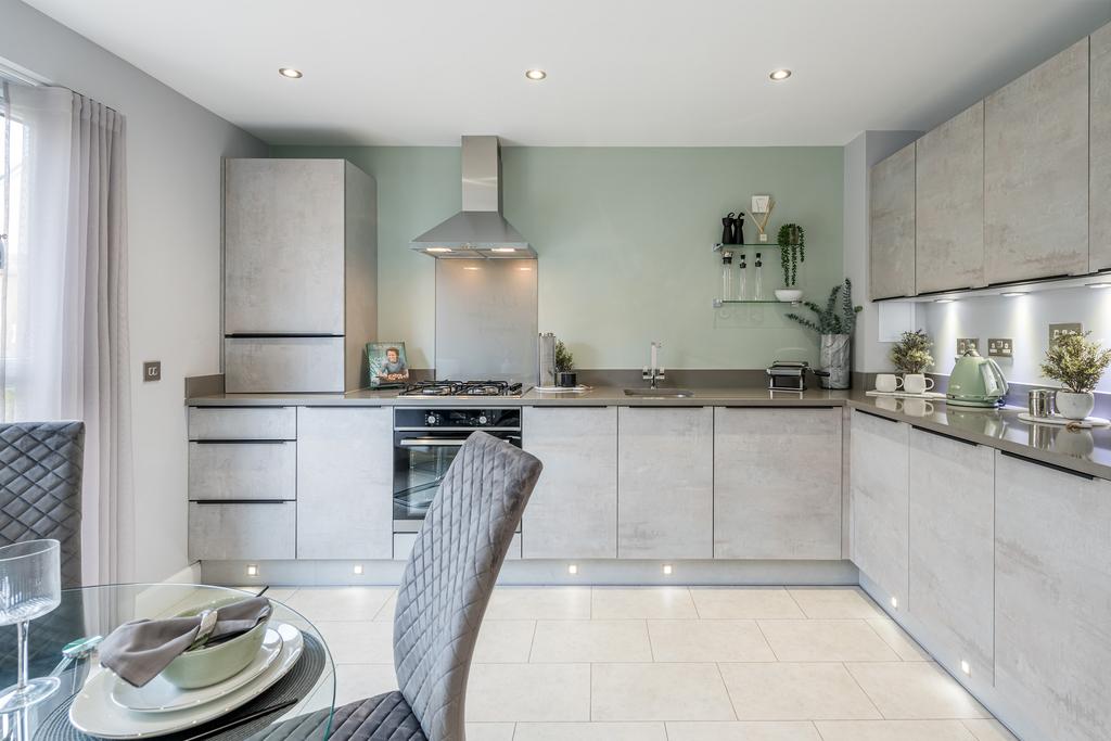 Kitchen in three bedroom home