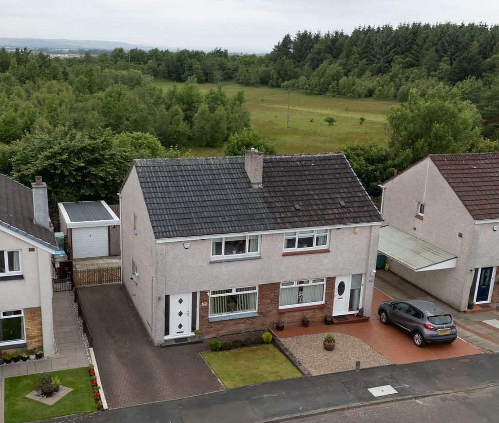Monks Road, Airdrie ML6 2 bed semidetached house for sale £158,000