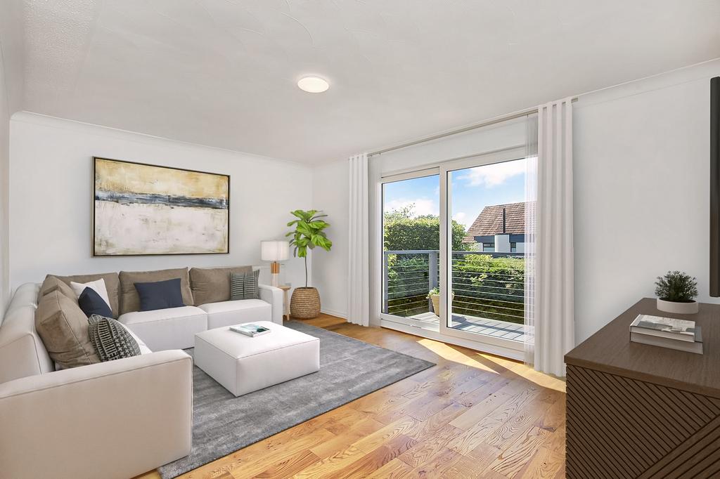 Living Room Virtually Staged
