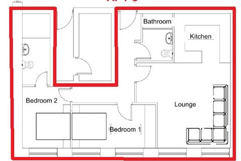 2 bedroom apartment to rent, Buckingham House, 4 Glovers Court, Preston PR1