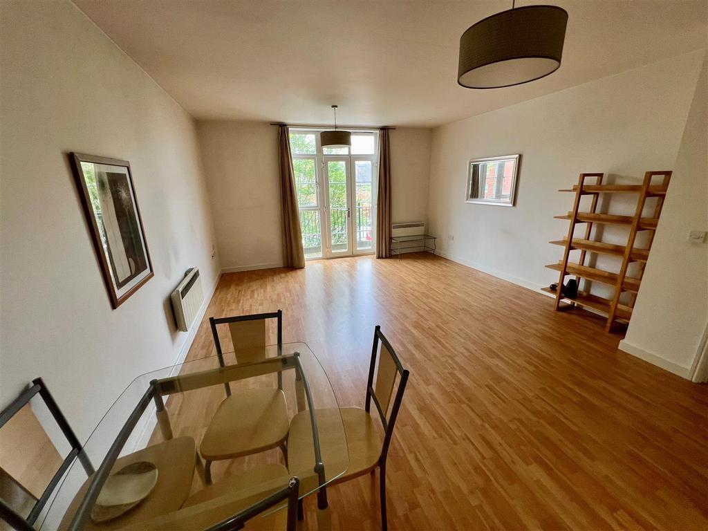Open plan living area