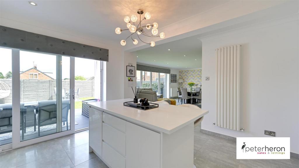 Open Plan Kitchen, Living And Dining Area