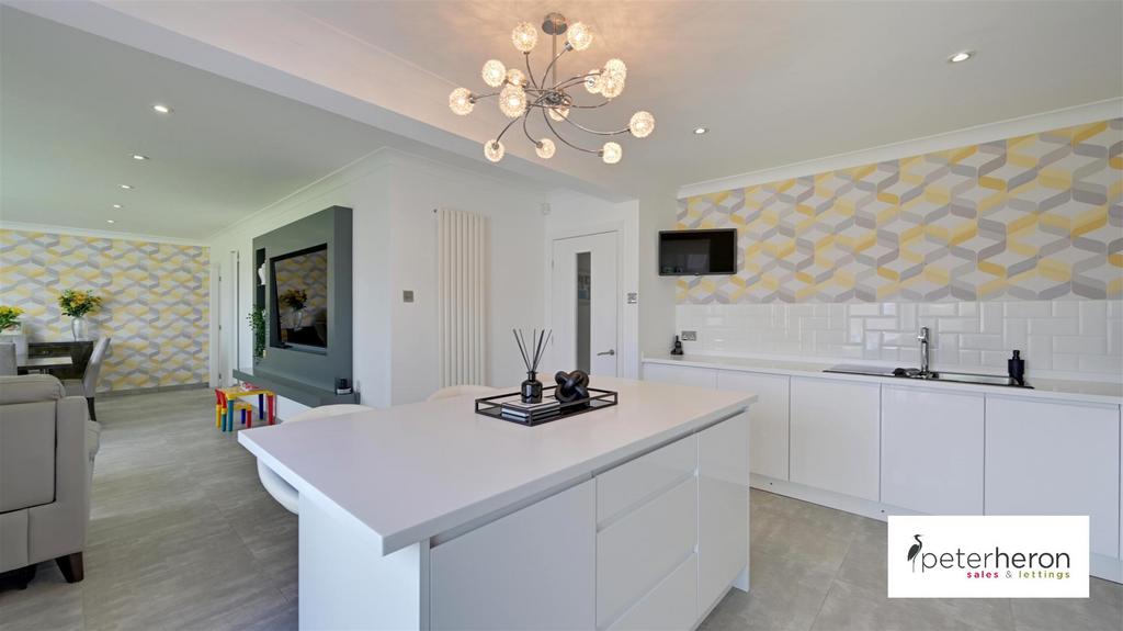 Open Plan Kitchen, Living And Dining Area