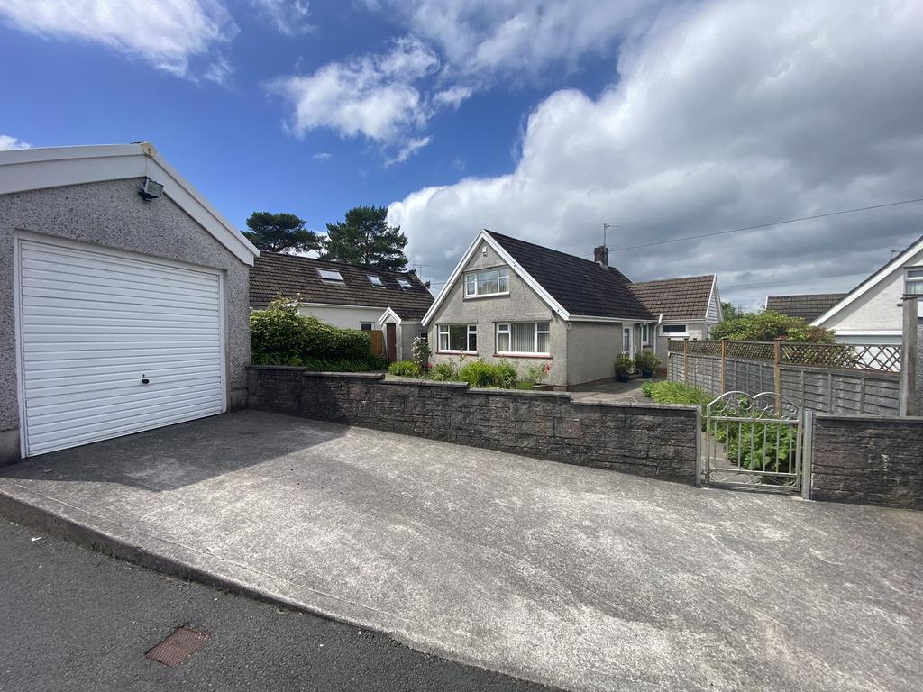 Driveway and garage