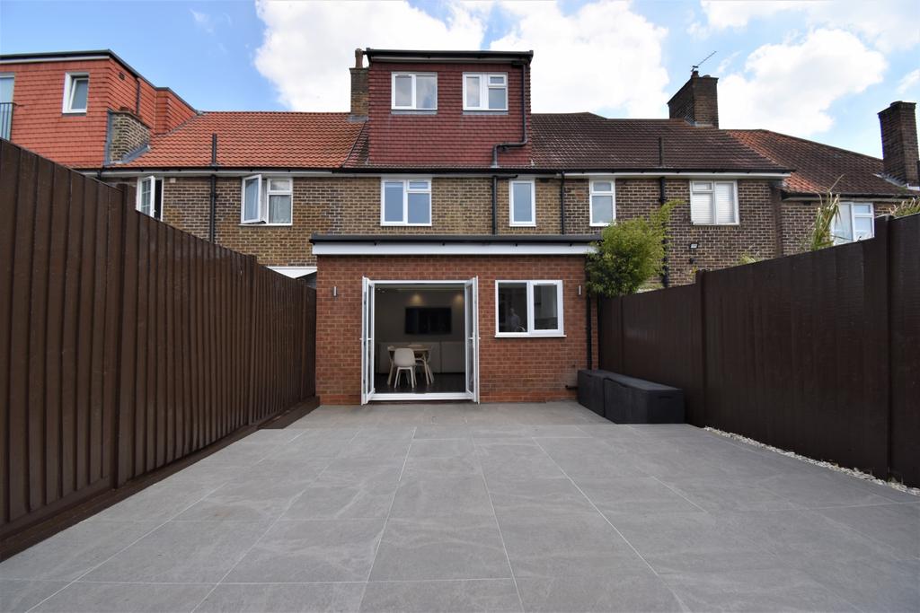 Rear of house